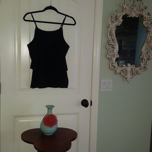 Ladies black tank